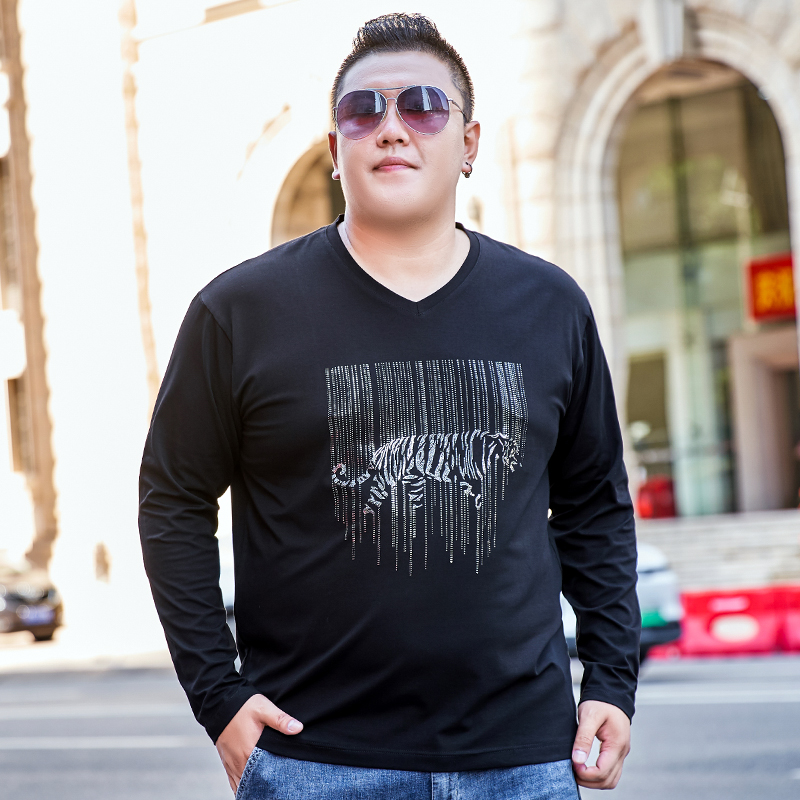 เสื้อยืดผู้ชายอ้วน S-5XL(อกเสื้อ39-51นิ้ว)