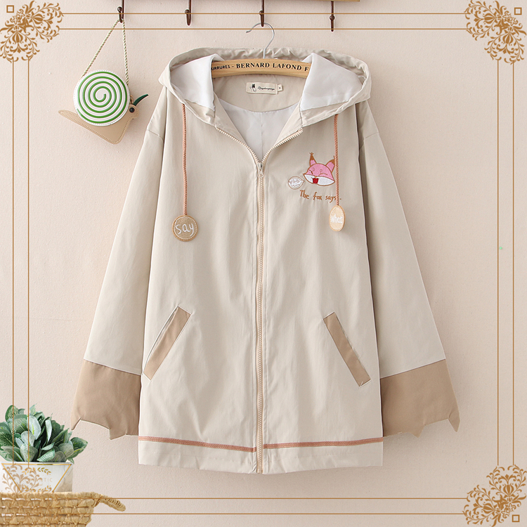 เสื้อกันหนาว เสื้อแจ็กเก็ตสไตล์ญี่ปุ่น น่ารัก สั่งเลย ส่งฟรีEMS