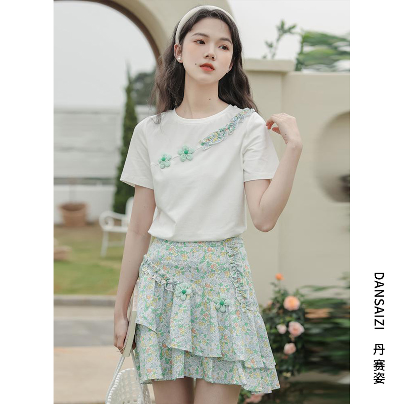 เสื้อผ้าวัยรุ่นเกาหลี เสื้อยืดวัยรุ่นผู้หญิง มีขนาด S M L XL