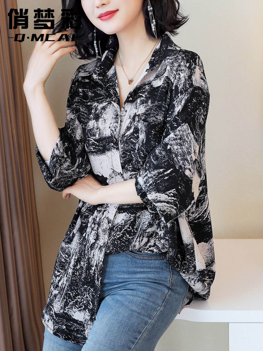 เสื้อเชิ้ต เสื้อเชิ้ตชีฟอง ลายสวยๆฟรีค่าส่ง