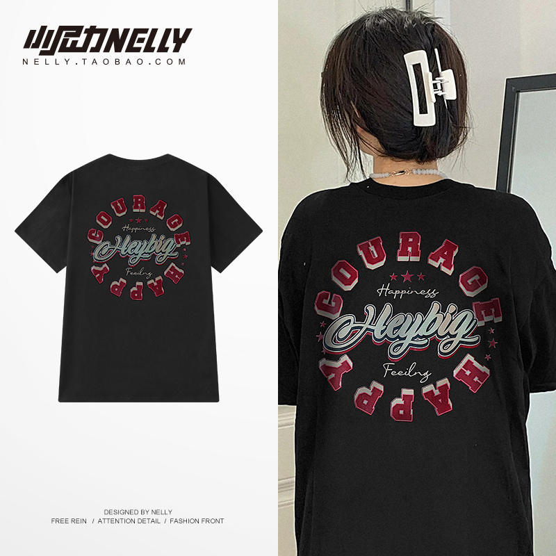 เสื้อยืดคอกลม ผู้ชาย เสื้อยืดผู้ชายเกาหลี เสื้อยืดเกาหลี แบรนด์ NELLY