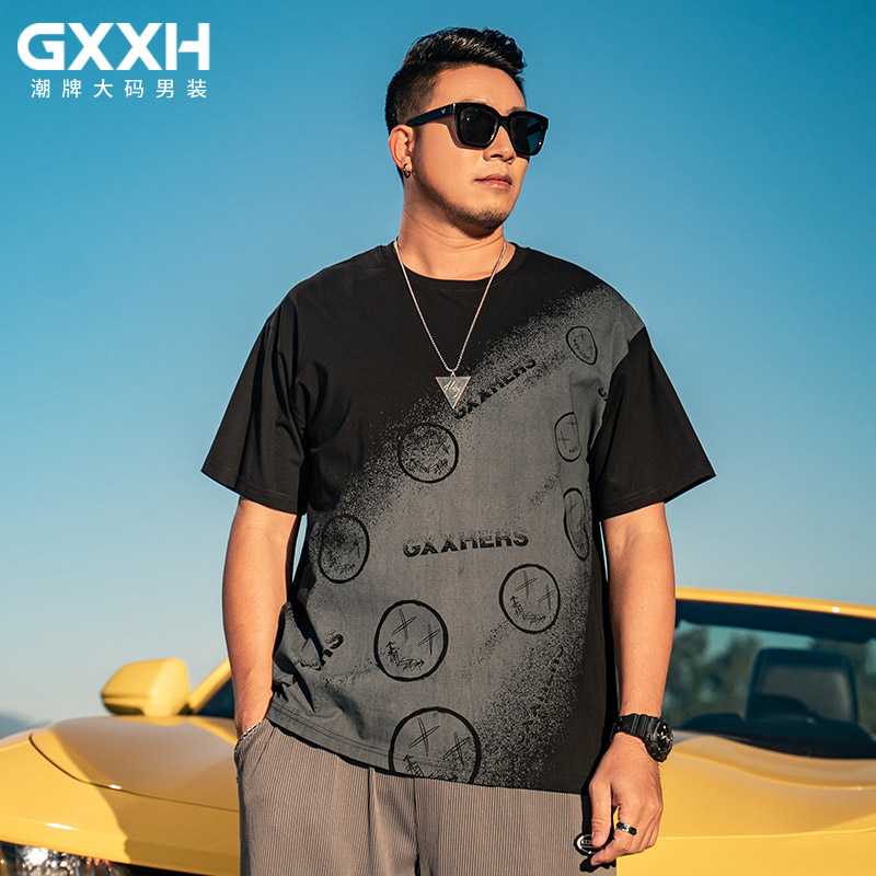 เสื้อยืดผู้ชายอ้วน S-5XL(อกเสื้อ39-51นิ้ว)