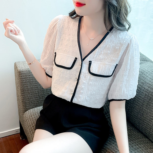 เสื้อชีฟองเกาหลี เสื้อชีฟองสวยๆ
