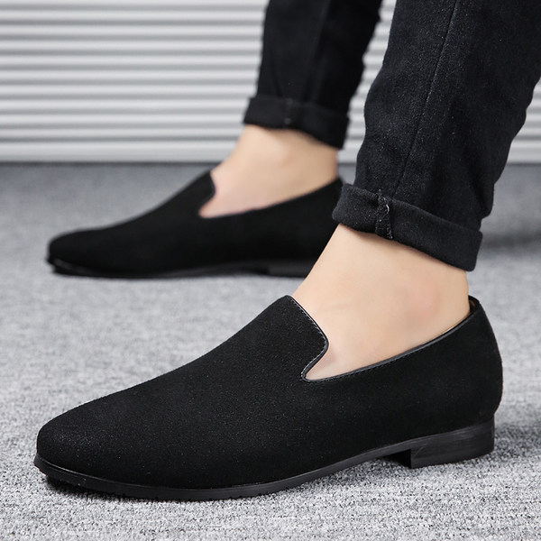 รองเท้าหนังผู้ชาย มีไซส์39-44 รองเท้าโลฟเฟอร์ชาย Slip-On Shoes