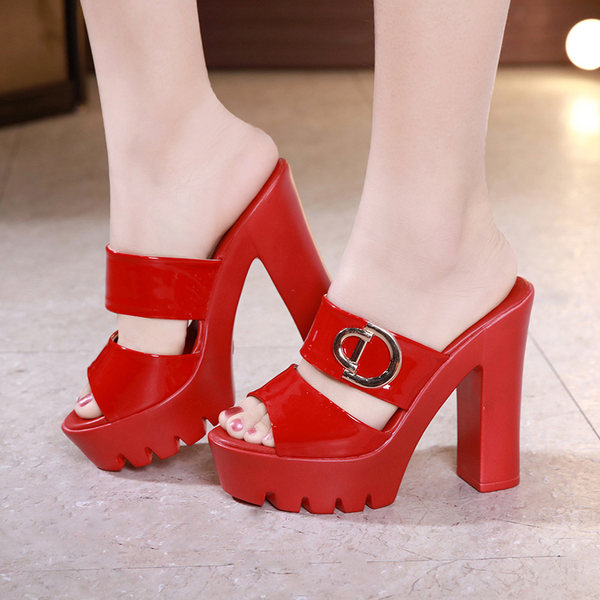 รองเท้าส้นสูงผู้หญิง รองเท้าส้นสูงรัดส้นผู้หญิง ส้นสูงนำเข้า ส้นสูงสวยหรู By Fashion Shoes Cabinat