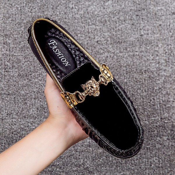 รองเท้าหนังผู้ชาย มีไซส์39-44 รองเท้าโลฟเฟอร์ชาย Slip-On Shoes