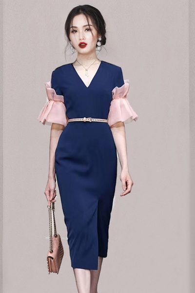 ชุดเดรสยาวสวยๆ ชุดเดรสยาวใส่สบาย ใส่ทำงาน