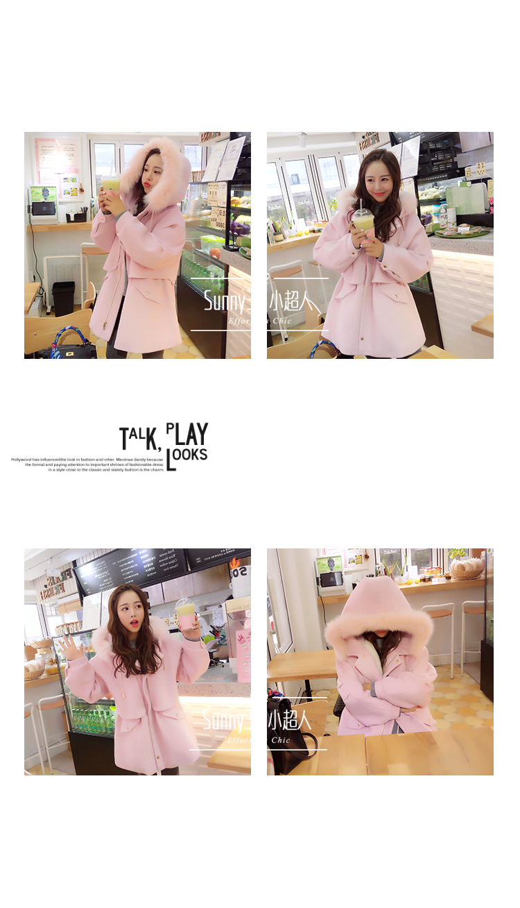 เสื้อโค้ท สีชมพูโอรส หวานๆ ผ้าสำลีเนื้อนุ่ม ทรงไม่แข็ง ช่วงตัวบุซับในขนแกะ ช่วงแขนบุซับในกันลม ขนเฟอร์ประมาน 3/4 ของในรูปน้า พร้อมส่งเลยจ้า สีชมพูอ่อน