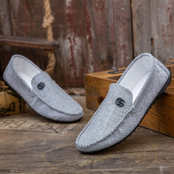 รองเท้าโลฟเฟอร์ชาย รองเท้าผู้ชาย รองเท้าแฟชั่นชาย รองเท้าหนังผู้ชาย Men Loafer Slip-On Shoes