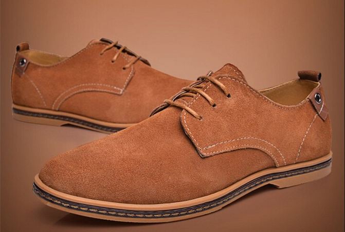 รองเท้าหุ้มส้น ผู้ชาย รองเท้าผู้ชาย แบบเป็นทางการ สไตล์ Oxford แฟชั่นยุโรป สีน้ำตาล อิฐ รองเท้าหนัง มีสไตล์ ใส่ออกงาน เท่ ๆ 17024_3