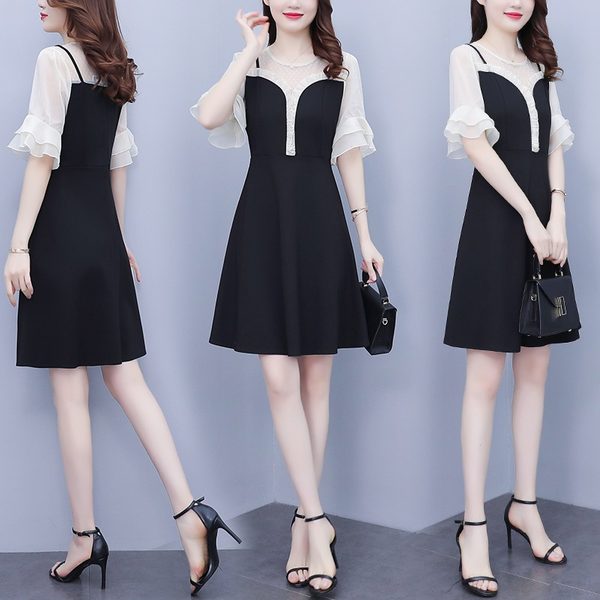 เดรสคนอ้วน เดรสสาวอวบ ชุดเดรสคนอ้วนวัยรุ่น BY PLUS SIZE Girl