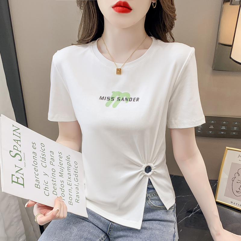 เสื้อผ้าวัยรุ่นเกาหลี เสื้อยืดวัยรุ่นผู้หญิง มีขนาด S M L XL