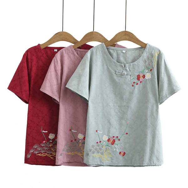 เสื้อลินินสไตล์ผู้ใหญ่ เสื้อคุณแม่ เสื้อผู้ใหญ่ แบรนด์ LININ