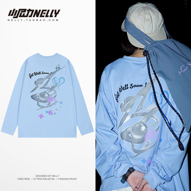 เสื้อยืดคอกลม ผู้ชาย เสื้อยืดผู้ชายเกาหลี เสื้อยืดเกาหลี แบรนด์ NELLY