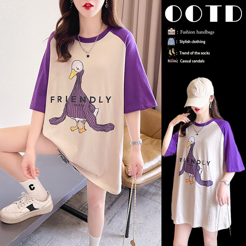 เสื้อยืดคนอ้วนแบบโอเวอร์ไซส์แบบ ulzzang fashion สนใจทักแชท