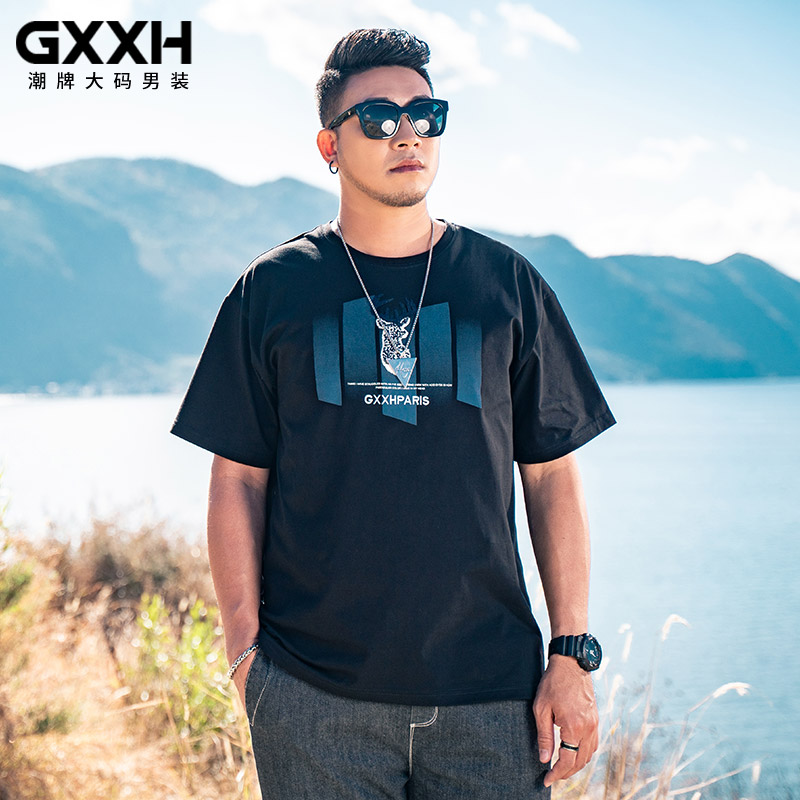 เสื้อยืดผู้ชายอ้วน S-5XL(อกเสื้อ39-51นิ้ว)