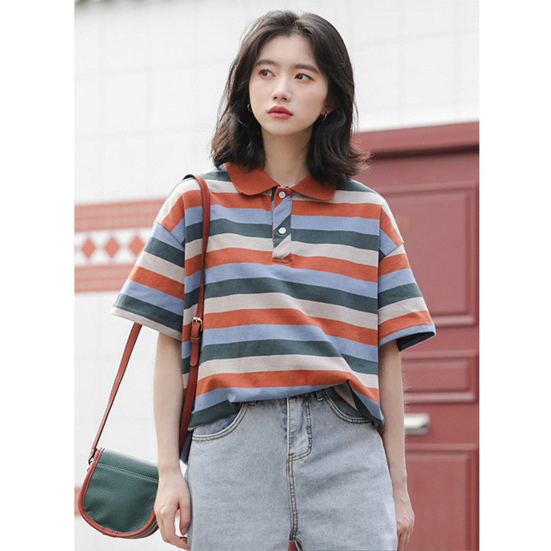 เสื้อผ้าวัยรุ่นเกาหลี เสื้อยืดวัยรุ่นผู้หญิง มีขนาด S M L XL