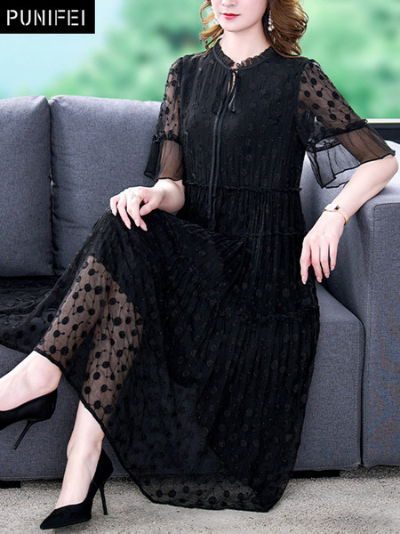 เดรสวัยผู้ใหญ่40-60ปี เดรสคุณแม่ ชุดเดรสทำงานวัยผู้ใหญ่ แบรนด์ MAMA DRESS