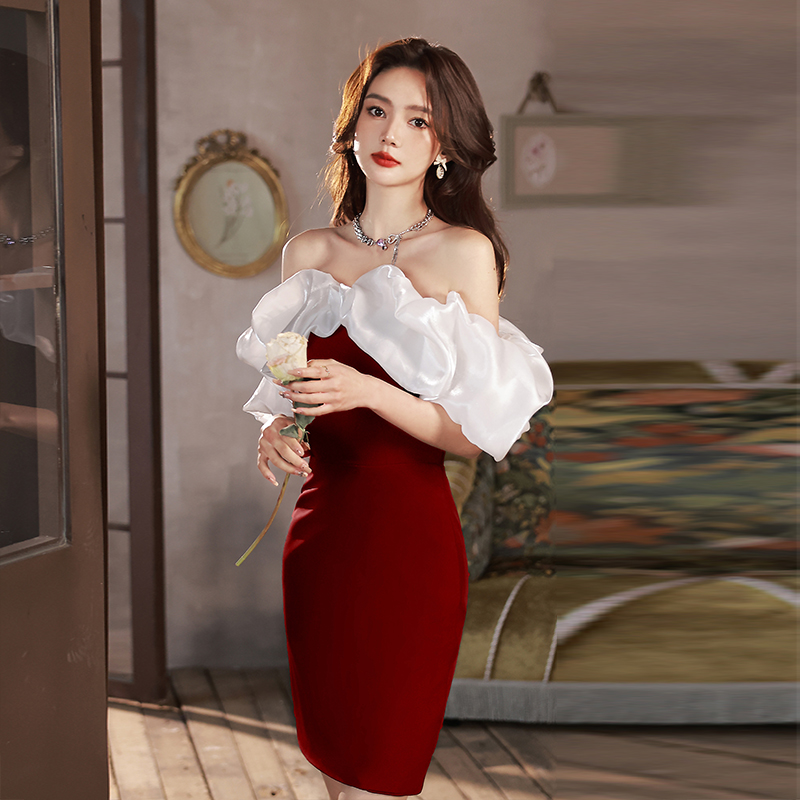 ชุดราตรี ชุดราตรีสวยหรู แบบ ทันสมัย Evening dress