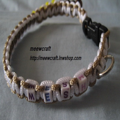 ปลอกคอสุนัข อักษรMESH#CD012 size11.5"