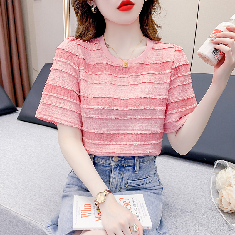 เสื้อผ้าวัยรุ่นเกาหลี เสื้อยืดวัยรุ่นผู้หญิง มีขนาด S M L XL