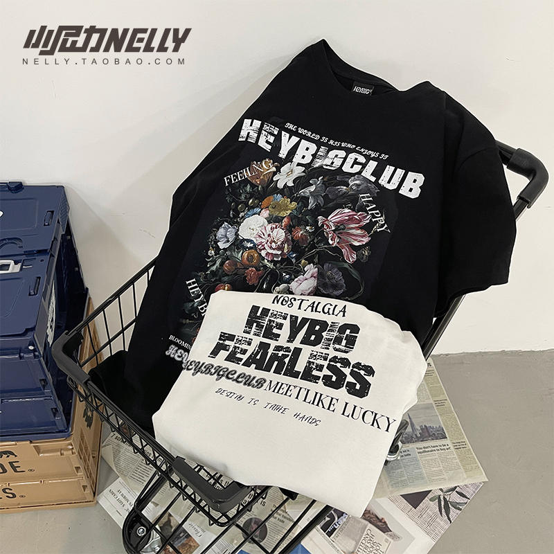 เสื้อยืดคอกลม ผู้ชาย เสื้อยืดผู้ชายเกาหลี เสื้อยืดเกาหลี แบรนด์ NELLY