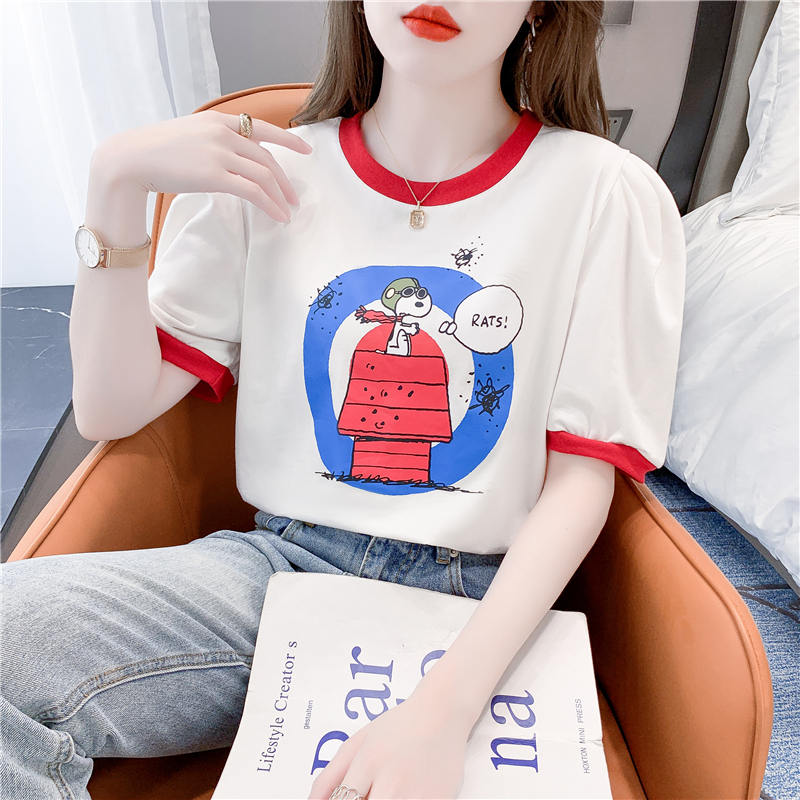 เสื้อยืดวัยรุ่นน่ารักๆ เสื้อวัยรุ่นแขนสั้น เสื้อผ้าวัยรุ่นเกาหลี แบรนด์ Wiyike