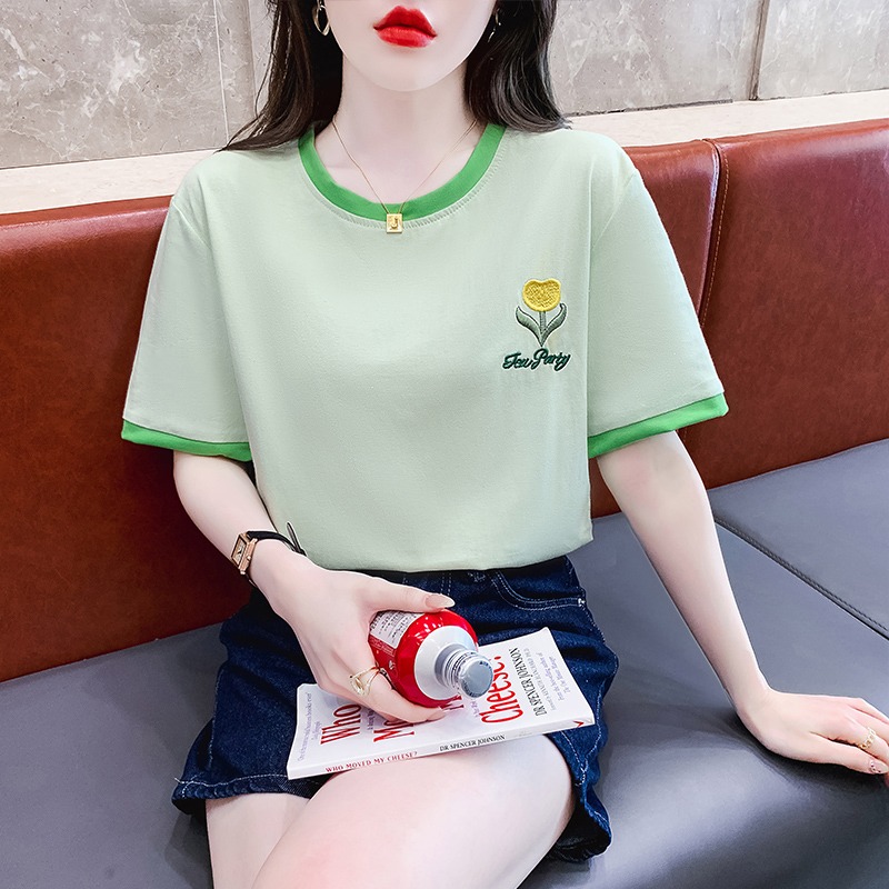 เสื้อผ้าวัยรุ่นเกาหลี เสื้อยืดวัยรุ่นผู้หญิง มีขนาด S M L XL