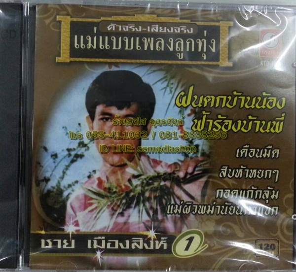 CD ชาย เมืองสิงห์ ชุด1 ฝนตกบ้านน้องฟ้าร้องบ้านพี่