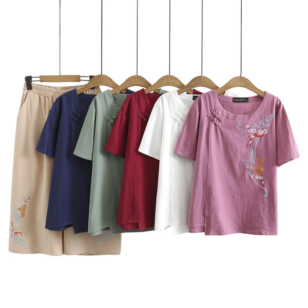 เสื้อลินินสไตล์ผู้ใหญ่ เสื้อคุณแม่ เสื้อผู้ใหญ่ แบรนด์ LININ