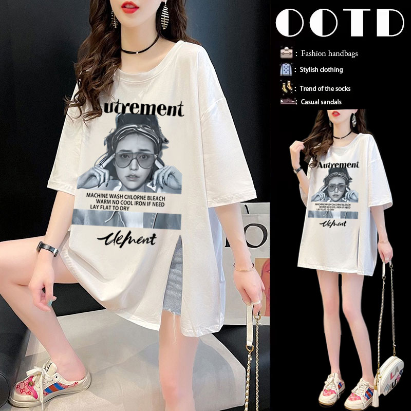 เสื้อยืดคนอ้วนแบบโอเวอร์ไซส์แบบ ulzzang fashion สนใจทักแชท
