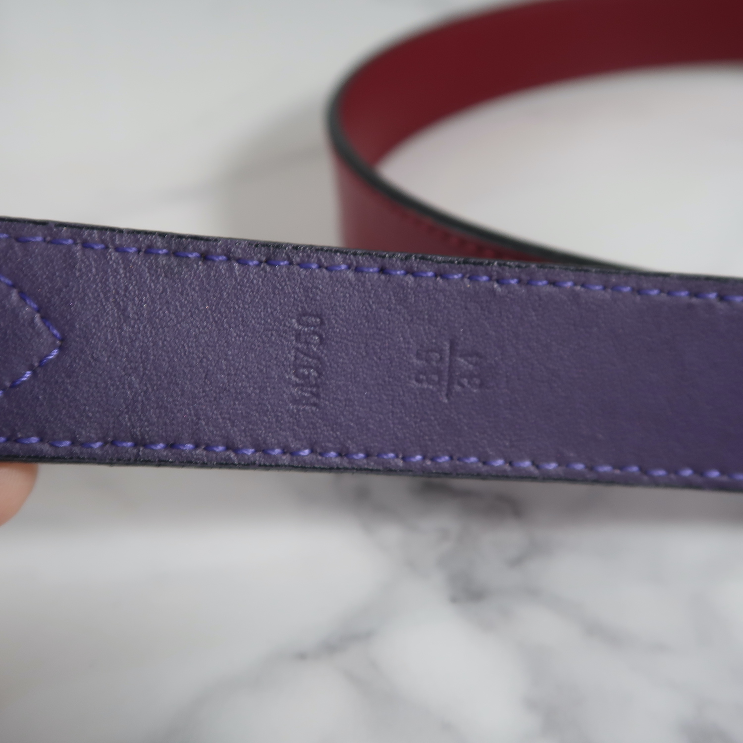 Louis Vuitton Tricolor EPI Leather Belt