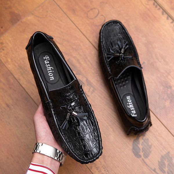 รองเท้าหนังผู้ชาย มีไซส์39-44 รองเท้าโลฟเฟอร์ชาย Slip-On Shoes