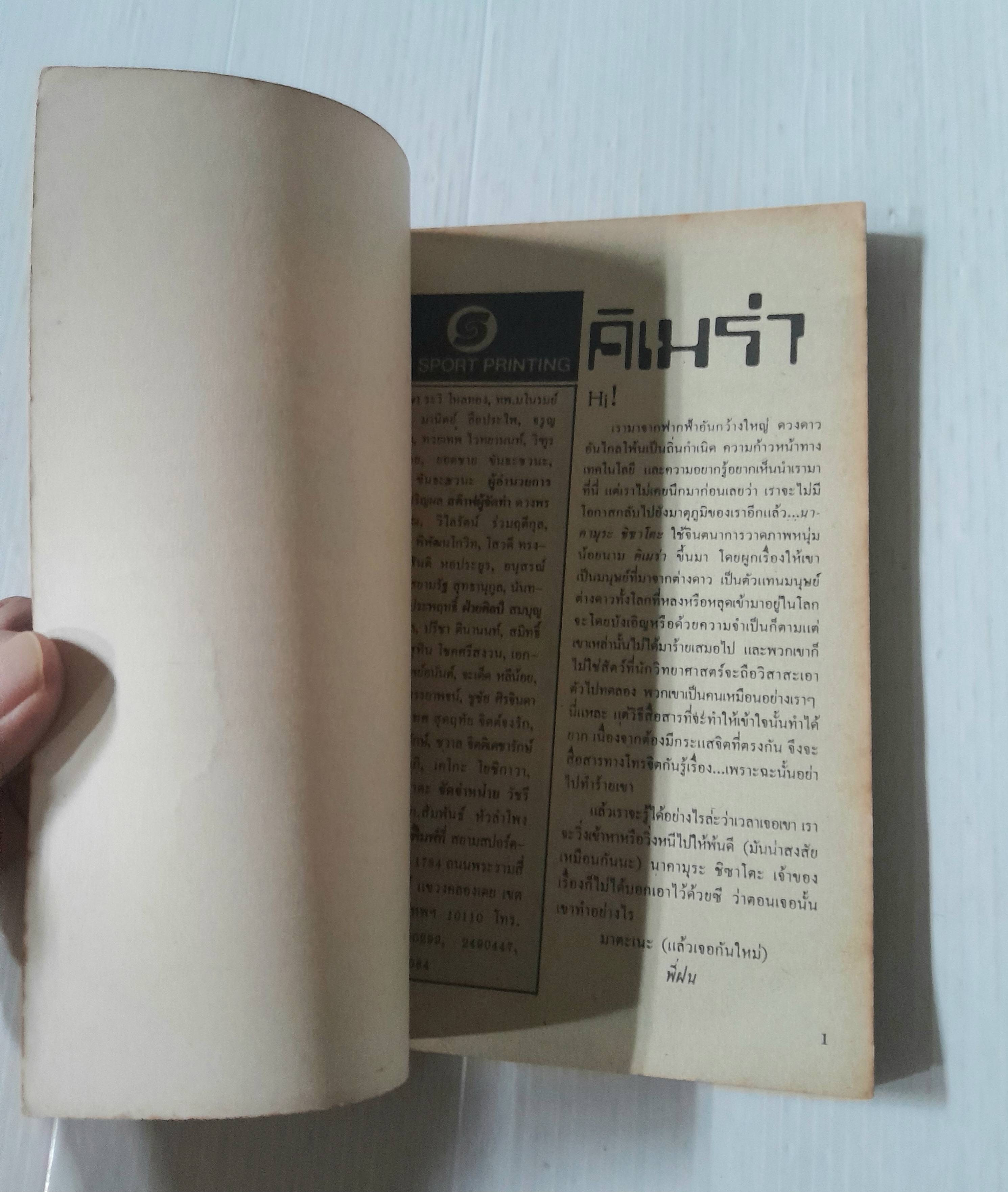 คิเมร่า (เล่มเดียวจบ) / Nakamura Chisato