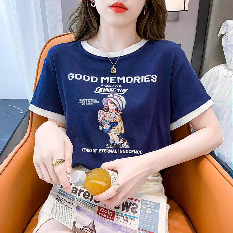 เสื้อยืดวัยรุ่นน่ารักๆ เสื้อวัยรุ่นแขนสั้น เสื้อผ้าวัยรุ่นเกาหลี แบรนด์ Wiyike