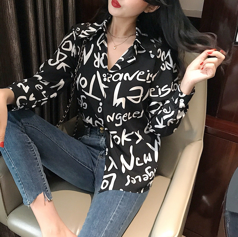 Blouse3869 เสื้อเชิ้ตแขนยาว กระดุมหน้า(แกะได้) แขนยาวกระดุมข้อมือ ผ้าชีฟองเนื้อหนานิ่มใส่สบาย งานสวยแมทช์กับอะไรก็เข้า ใส่เที่ยว/ใส่ทำงานได้ มี 3 สี ขาว, ดำ, เขียว