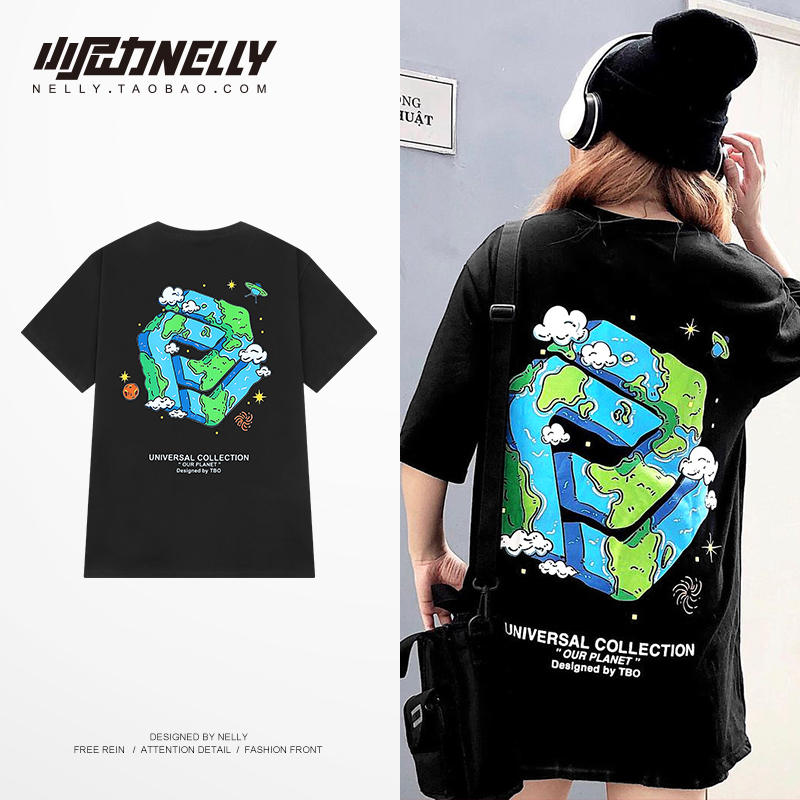 เสื้อยืดคอกลม ผู้ชาย เสื้อยืดผู้ชายเกาหลี เสื้อยืดเกาหลี แบรนด์ NELLY