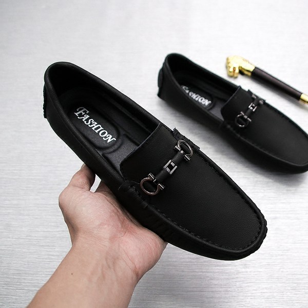 รองเท้าหนังผู้ชาย มีไซส์39-44 รองเท้าโลฟเฟอร์ชาย Slip-On Shoes