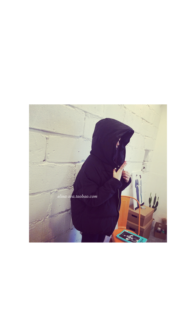 เสื้อกันหนาว ฮู้ดดี้ ผ้าโพลิเนื้อด้าน สีดำ บุนวมฟูๆ หนานุ่ม พร้อมส่งจ้า สีดำ