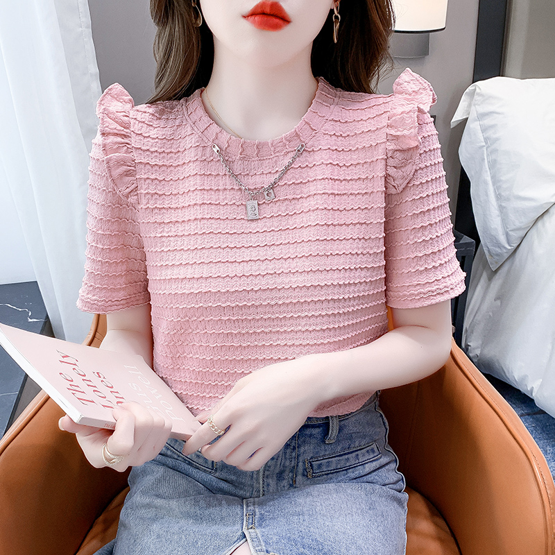 เสื้อผ้าวัยรุ่นเกาหลี เสื้อยืดวัยรุ่นผู้หญิง มีขนาด S M L XL