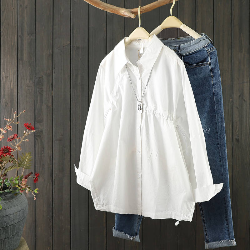 แบบเสื้อสวยๆ เสื้อผ้าฝ้ายลินิน เสื้อเชิ้ตผ้าลินิน