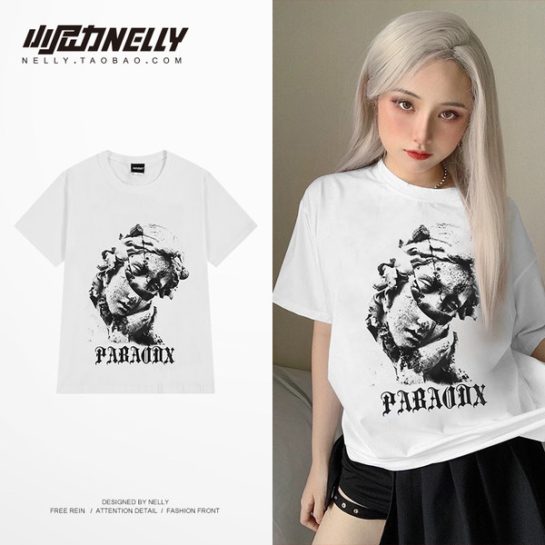 เสื้อยืดคอกลม ผู้ชาย เสื้อยืดผู้ชายเกาหลี เสื้อยืดเกาหลี แบรนด์ NELLY