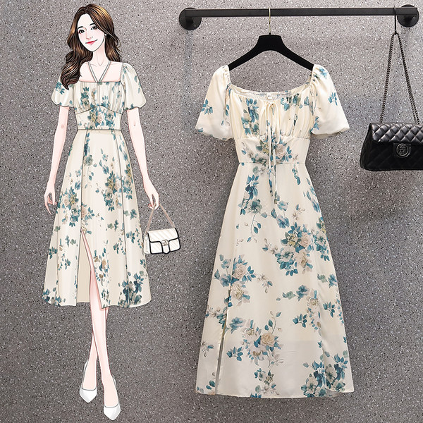 เดรสคนอ้วน เดรสสาวอวบ ชุดเดรสคนอ้วนวัยรุ่น BY PLUS SIZE Girl