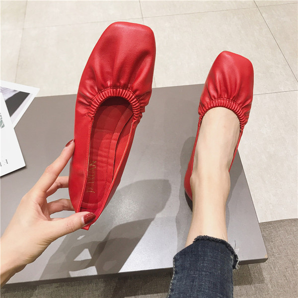 รองเท้าคัทชู ส้นแบน พื้นนิ่มใส่สบาย ลายสวย มีไซส์ 35-41