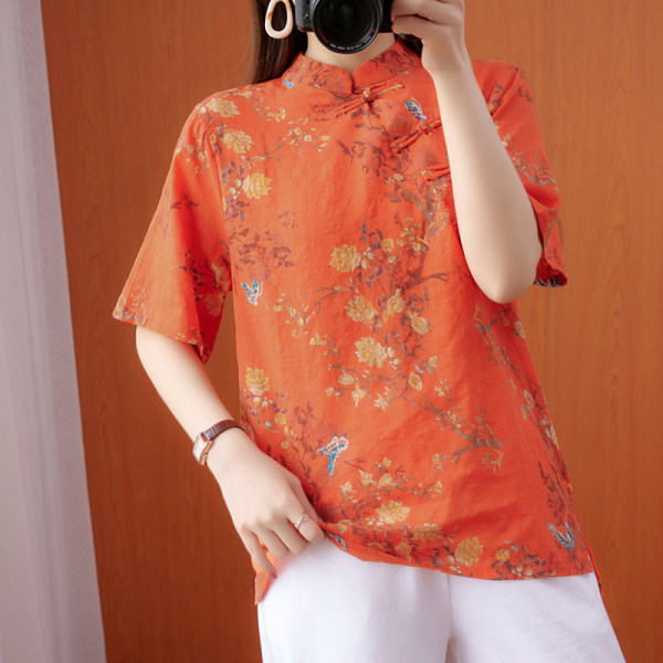 เสื้อลินิน แบบเสื้อสวยๆ เสื้อผ้าฝ้ายลินิน เสื้อเชิ้ตผ้าลินิน BY LININ