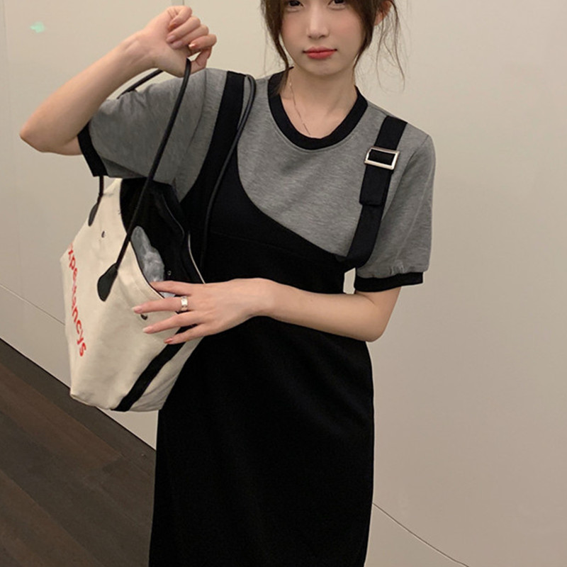 เดรสวัยรุ่น-เดรสคนอ้วนวัยรุ่น L-4XL(อก38-46 นิ้ว)