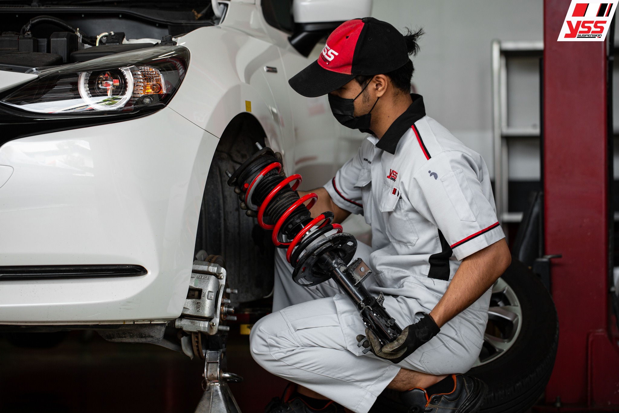 YSS สปริงรถยนต์ Mazda2 SkyActive ปี 15-20 (เครื่องเบนซิน)