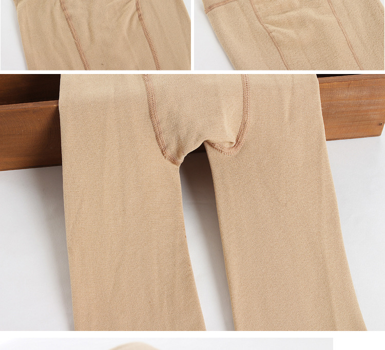 Legging เลกกิ้งกันหนาว สีเนื้อ ด้านในเป็นผ้าสำลี ยืดได้เยอะ กระชับทรง คลุมส้นเท้า พร้อมส่งเลยจ้า