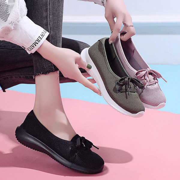 รองเท้าผ้าใบ รองเท้าลำลอง รองเท้าผ้าใบลำลอง รองเท้าแฟชั่นแบบสวม Slipper Shop