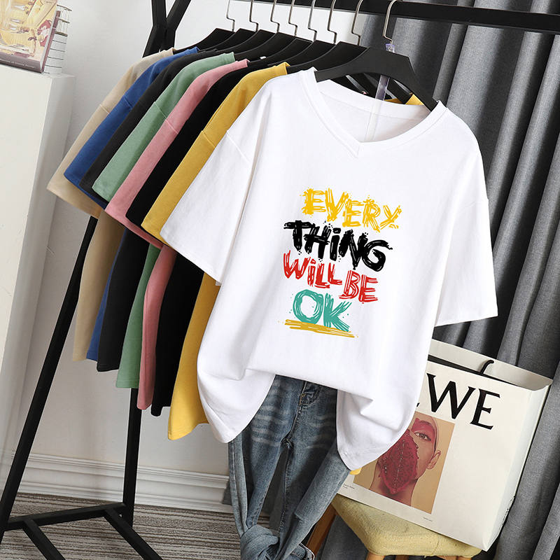 เสื้อโอเวอร์ไซส์เกาหลี เสื้อยืดพลัสไซส์ เสื้อยืดคนอ้วน เสื้อยืดโอเวอร์ไซส์ผู้หญิง